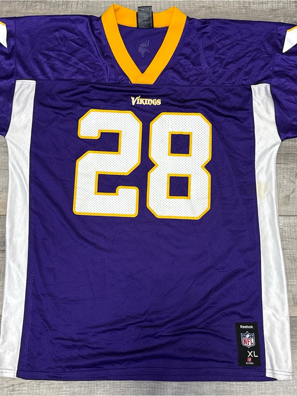 Reebok Minnesota Vikings Adrian Peterson #28 Jersey XL NFL Purple